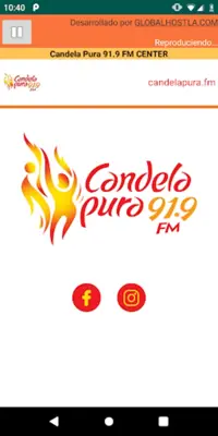 Candela Pura 91.9 FM android App screenshot 0